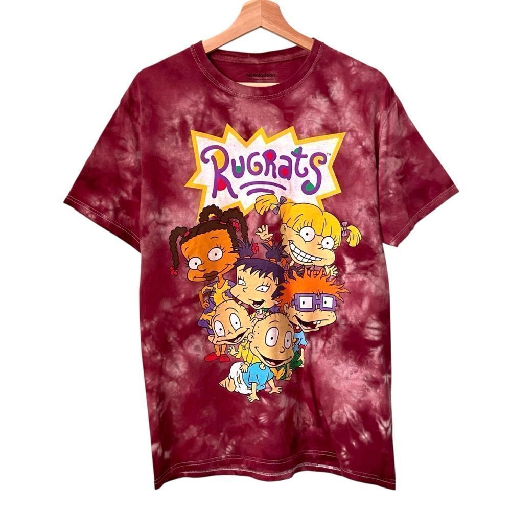 Nickelodeon Tie Dye Rugrats Graphic T-Shirt in Size Medium